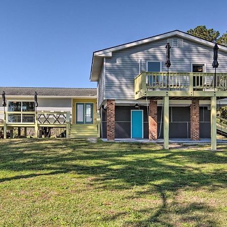 Riverfront New Bern House Gourmet Kitchen And View! Villa Exterior photo