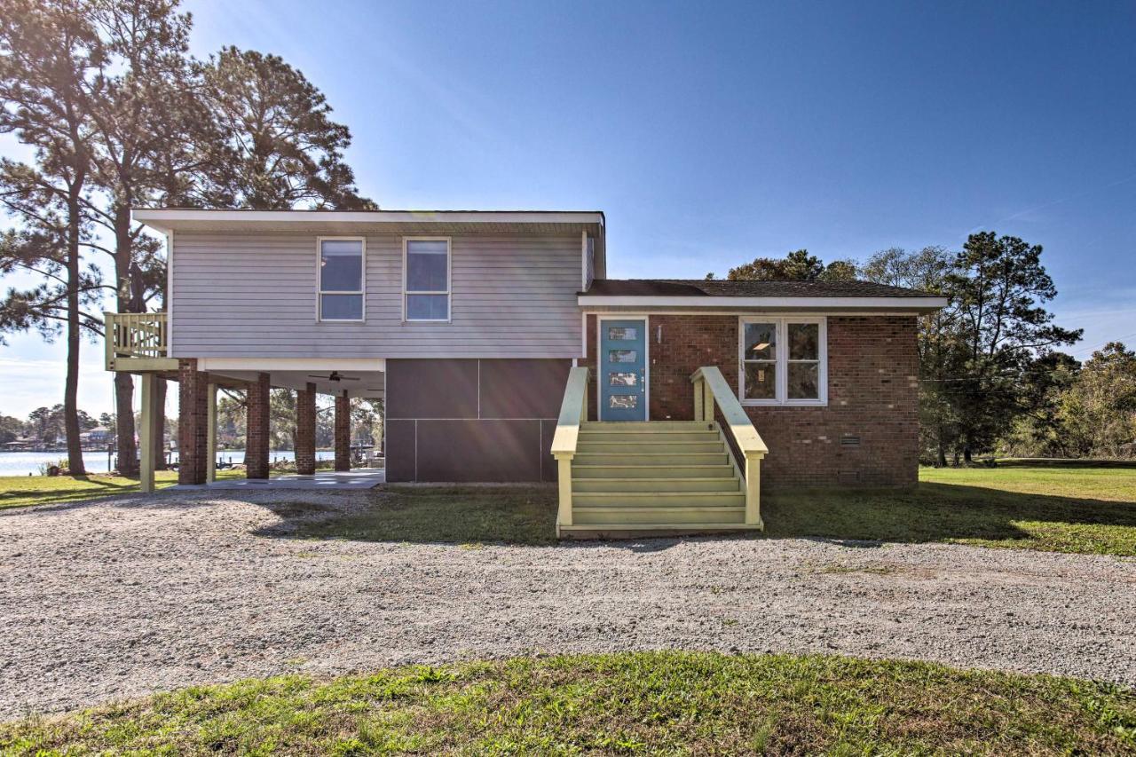 Riverfront New Bern House Gourmet Kitchen And View! Villa Exterior photo