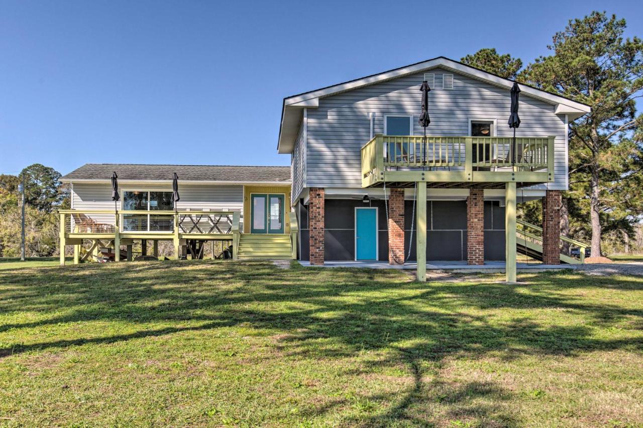 Riverfront New Bern House Gourmet Kitchen And View! Villa Exterior photo